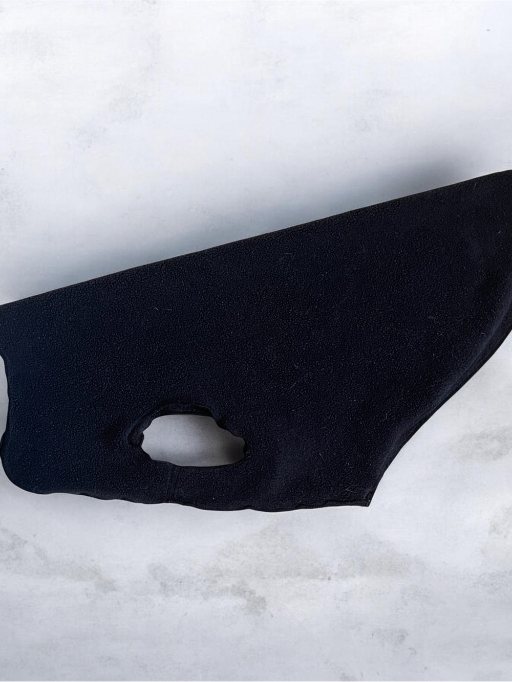 Dog Sweater in Black Soft Fleece